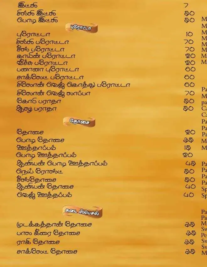 Geethas The House Of Variety Dosa