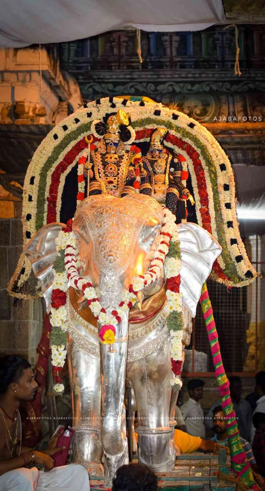 வெள்ளி யானை வாகனம் -