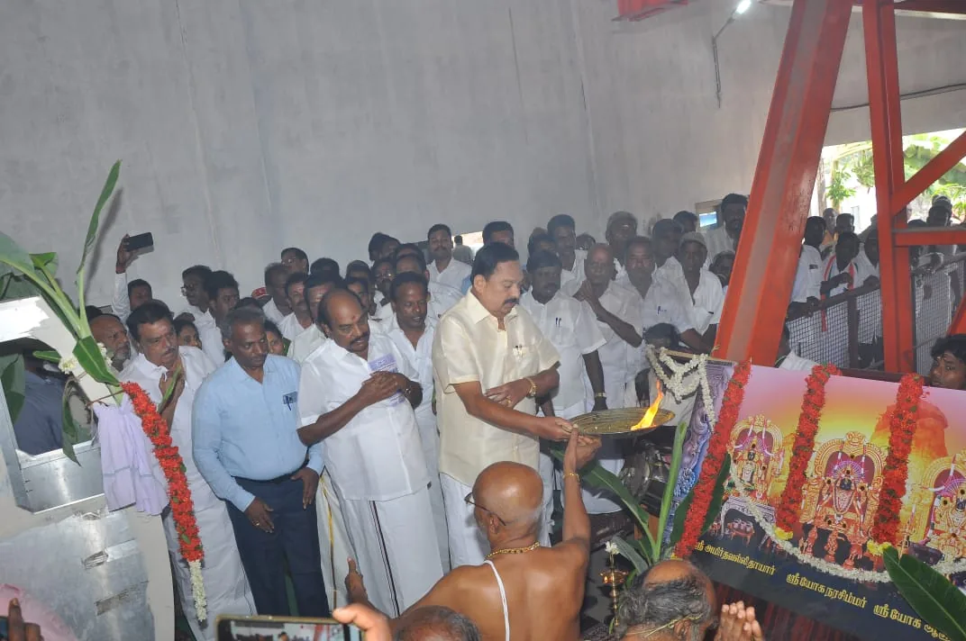 கம்பிவட ஊர்தி சோதனை ஒட்டம் துவக்க விழா கம்பிவட ஊர்தி சோதனை ஒட்டம் துவக்க விழா