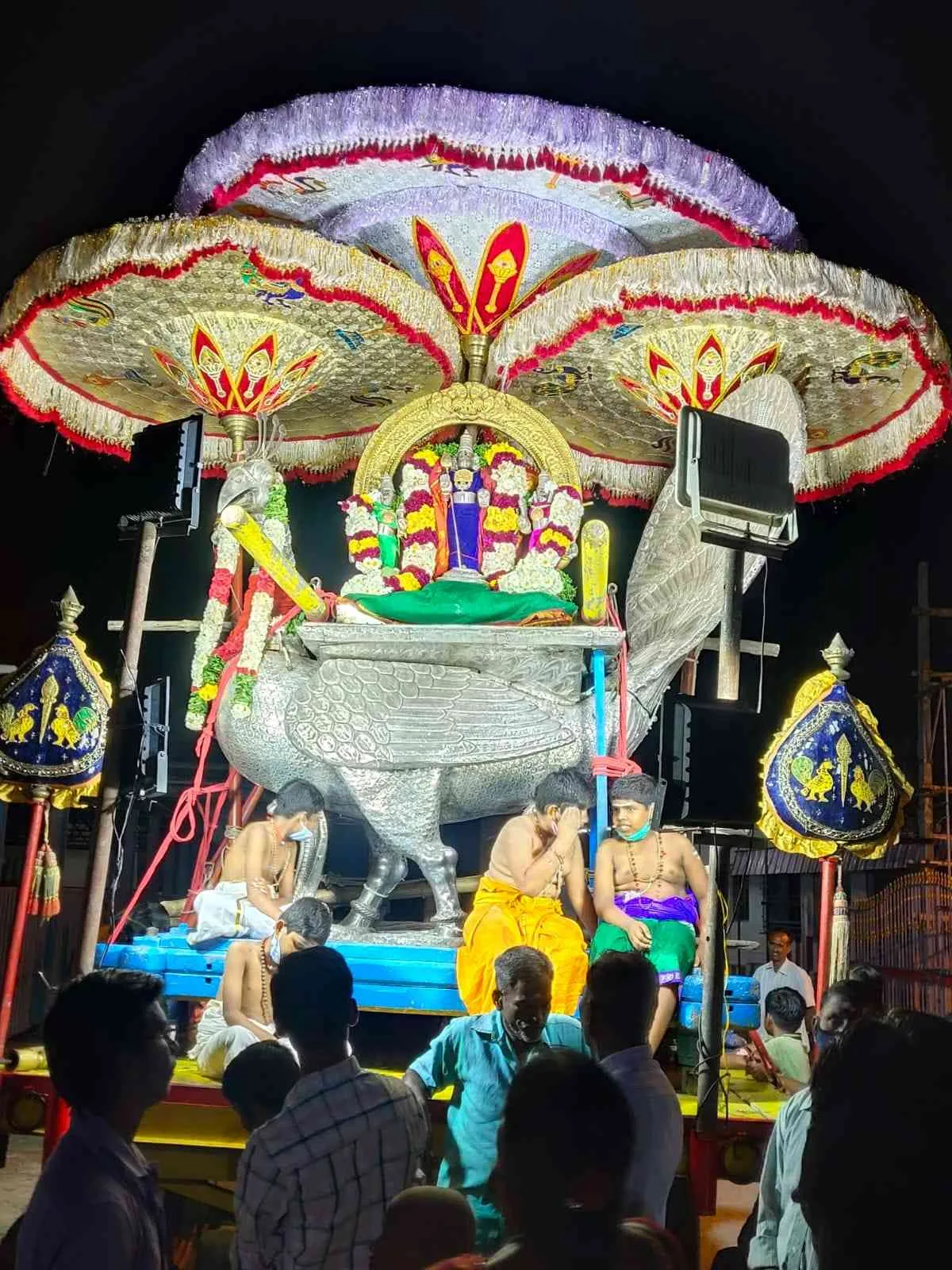 வெள்ளி மயில் வாகனம் வெள்ளி மயில் வாகனம்