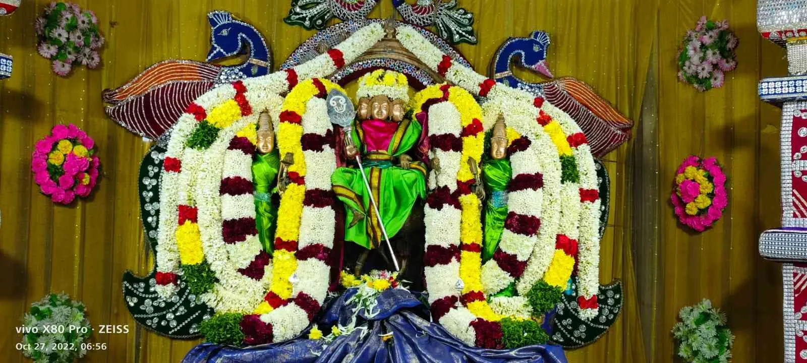 கந்த சஷ்டி இரண்டாம்  நாள் அலங்காரம். கந்த சஷ்டி இரண்டாம்  நாள் அலங்காரம்.