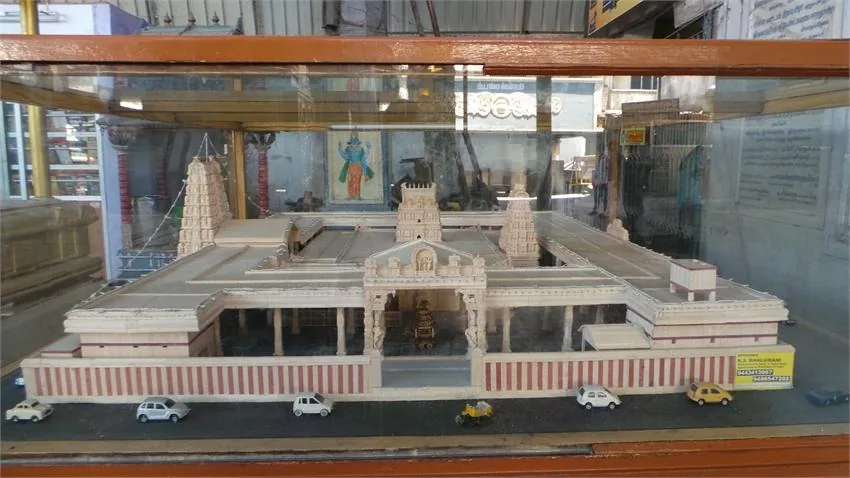 மாங்காடு  கோயில்  மாதிரி  வடிவம் மாங்காடு  கோயில்  மாதிரி  வடிவம்