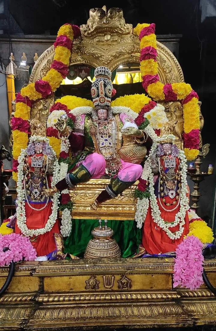 4 வது நாள் தெப்ப உற்சவம் 4 வது நாள்   தெப்ப உற்சவத்தில் ஸ்ரீ வெண்ணைத்தாழி அலங்காரம் திருக்கோலத்தில்  அருள்பாளிக்கிறார்.