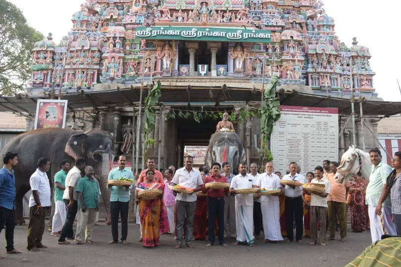 வஸ்திரமரியதை திருப்பதிக்கு அருள்மிகு அரங்கநாத சுவாமி திருக்கோயில் வஸ்திர மரியதை