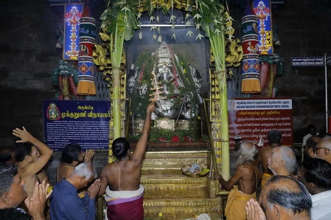 விநாயகர் சதுர்த்தி-2023 அருள்மிகு முக்குறுணி விநாயகர் வெள்ளிக்கவச சிறப்பு பூஜை