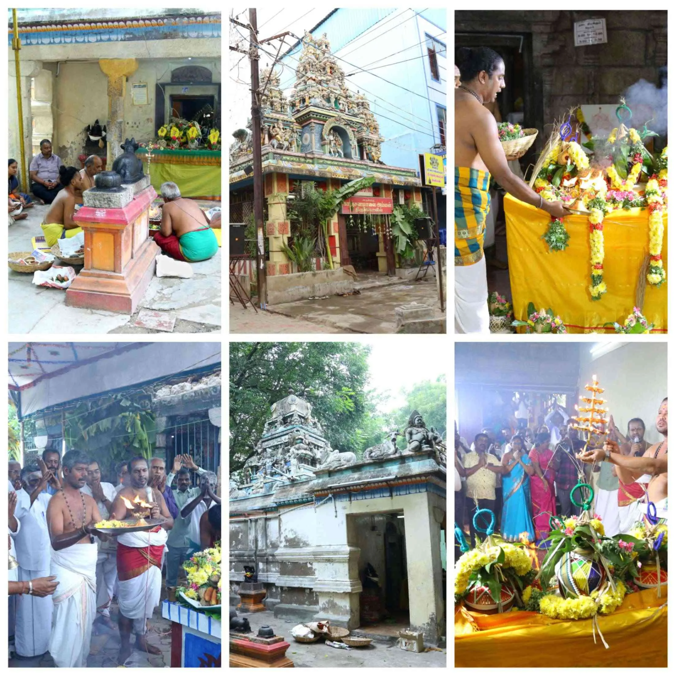 உபகோயில் விமான பாலஸ்தாபனம்-2023 அருள்மிகு மீனாட்சி சுந்தரேஸ்வரர் திருக்கோயிலின் உபகோயில்களான ஏழுகடல்,அருள்மிகு காஞ்சனமாலையம்மன் திருக்கோயில்,அருள்மிகு ஏழுகடல் விநாயகர் திருக்கோயில் மற்றும் சுடுதண்ணிர் வாய்க்கால் அருள்மிகு கடம்பவனேஸ்வரர் திருக்கோயில்,அருள்மிகு பரிபூரண விநாயகர் திருக்கோயில் ஆகிய நான்கு திருக்கோயில்களில் 19.11.2023 தேதியன்று விமான பாலஸ்தாபனம் நடைபெற்றது