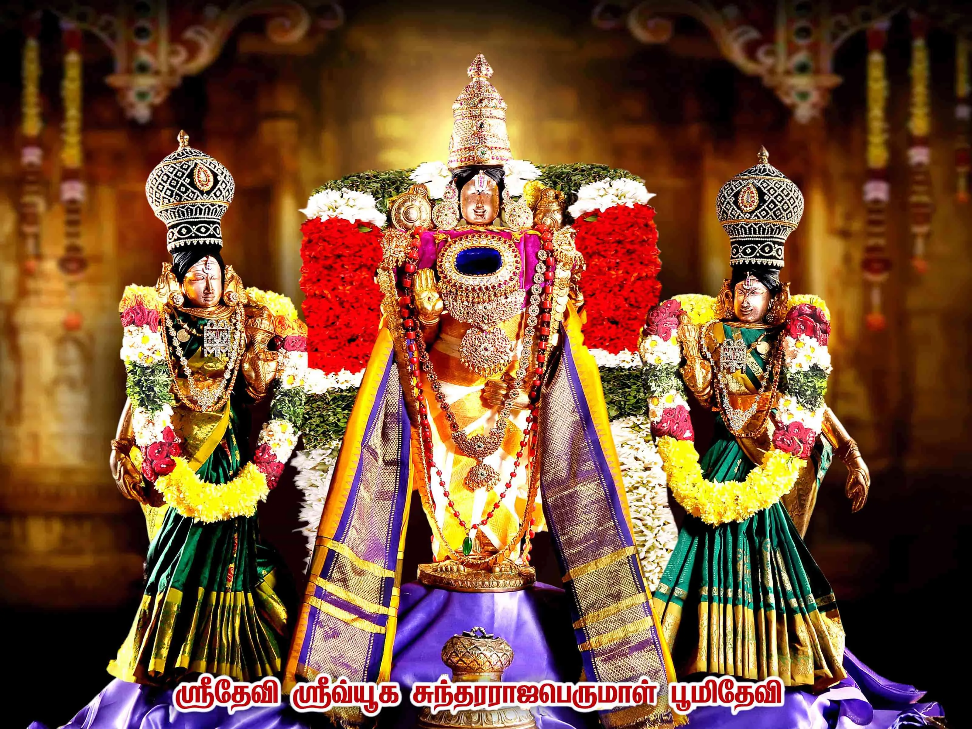 ஸ்ரீதேவி பூதேவி சமேத வியூக சுந்தரராஜபெருமாள் உற்சவர் திருநாமம் ஸ்ரீதேவி பூதேவி சமேத வியூக சுந்தரராஜபெருமாள்