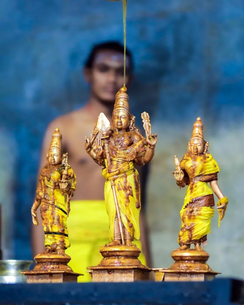 அபிஷேகம் தைப்பூசம் 5 ஆம் நாள் திருவிழா உற்சவர் அபிஷேகம்