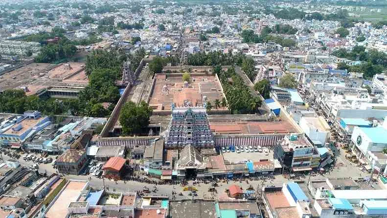 அருள்மிகு நெல்லையப்பர் அருள்தரும் காந்திமதி அம்பாள் திருக்கோயில், திருநெல்வேலி நகர் திருக்கோயில் வெளித்தோற்றம்