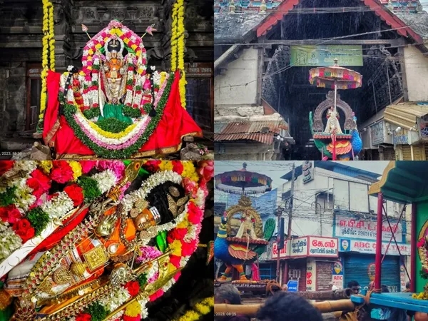 திருக்கல்யாண வைபோக நிகழ்வுகள் அருள்மிகு நெல்லையப்பர் அருள்தரும் காந்திமதி அம்மன் திருக்கோயிலில் 19.11.2023 அன்று திருக்கல்யாண வைபோக நிகழ்வுகள் வெகு சிறப்பாக நடைபெற்றது.