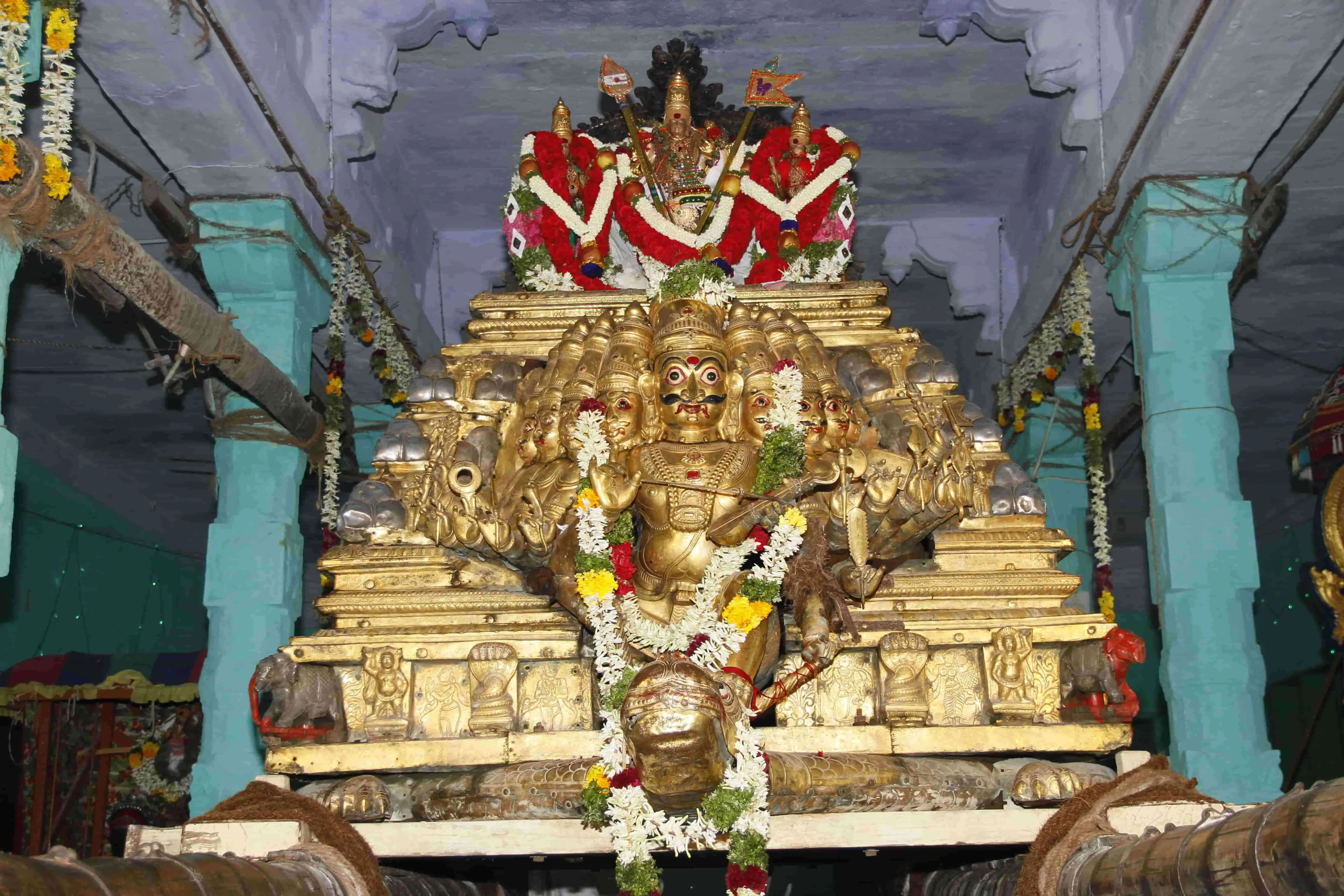 தங்க கயிலாய பர்வத வாகனம் தங்க கயிலாய பர்வத வாகனம் ஆவணி திருவிழா 2022