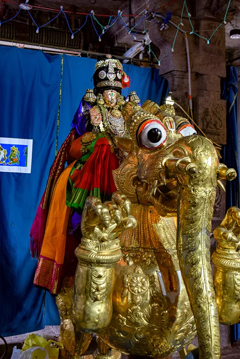 நவராத்திரி  - 4 ஆம் நாள் - யாளி வாகனம் நவராத்திரி  - 4 ஆம் நாள் - யாளி வாகனம்