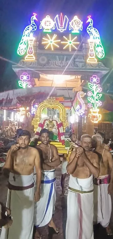 வைகாசி பிரம்மோற்சவம் (07.06.2023) ஸ்ரீ சௌம்ய தாமோதர பெருமாள் வைகாசி ப்ரம்மோத்ஸவ அங்குரார்ப்பணம் மாலை விஷ்வக்சேனர் ( சேனை முதலியார்) புறப்பாடு.