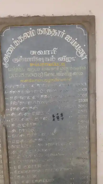 Arulmigu Adaikalamkatha Ayyanar Temple, Suburayapatti - 621305 Arulmigu Adaikalamkatha ayyanar Temple, Suburayapatti - 621305, Thiruchirappalli - Ancient Temple Architecture and History Image 3