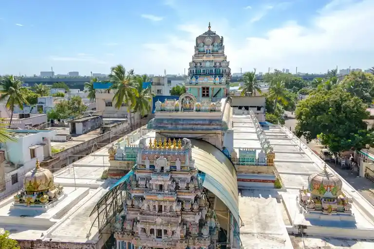 Arulmigu Adivyadhihara Bagtha Anjaneyar Temple, Nanganallur, Athambakkam, Chennai - 600061