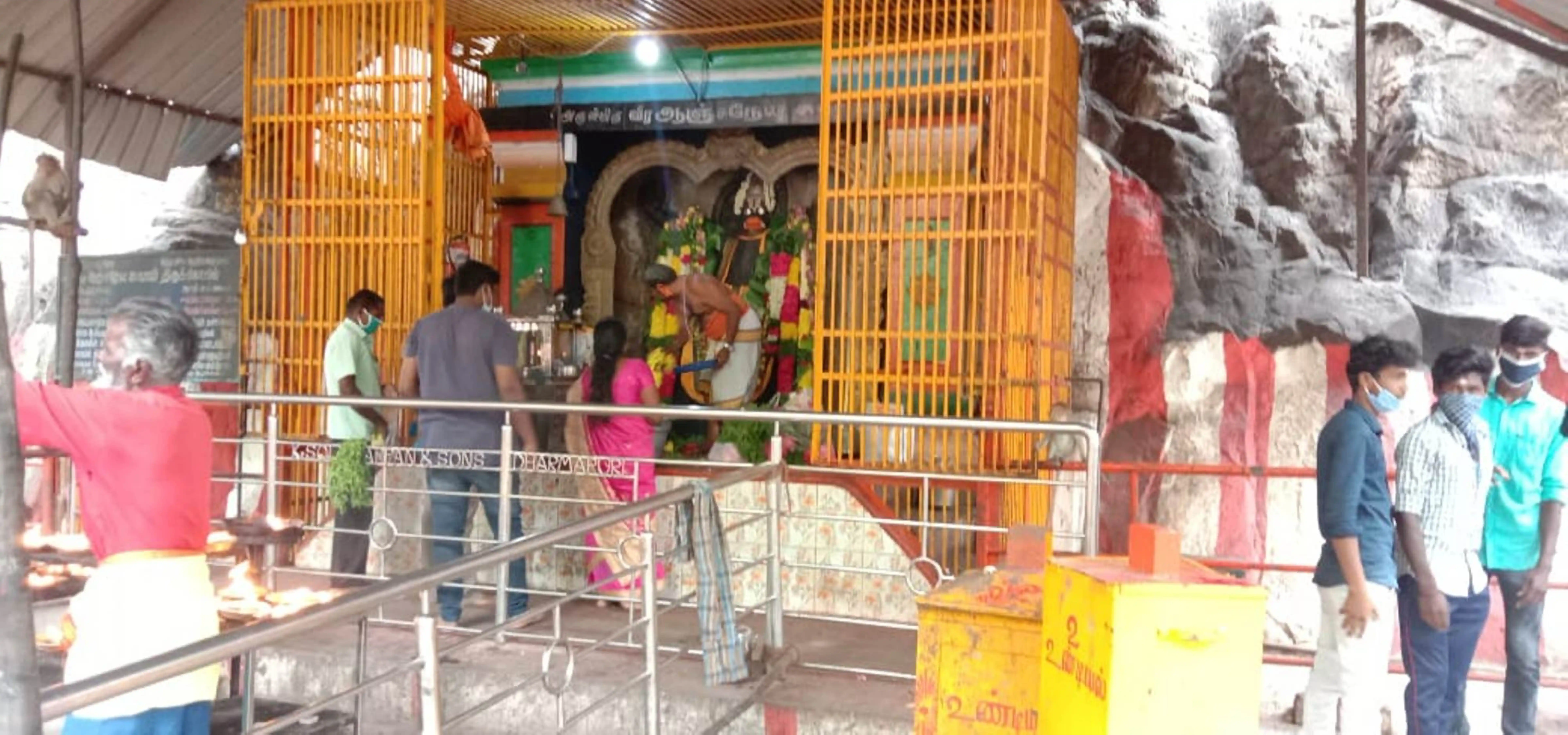 Arulmigu Anjeneyaswamy Temple, V.Muthampatti - 635301 அருள்மிகு ஆஞ்சநேயசுவாமி திருக்கோயில், V.முத்தம்பட்டி - 635301, Dharmapuri - Ancient Temple Architecture and History Image 3