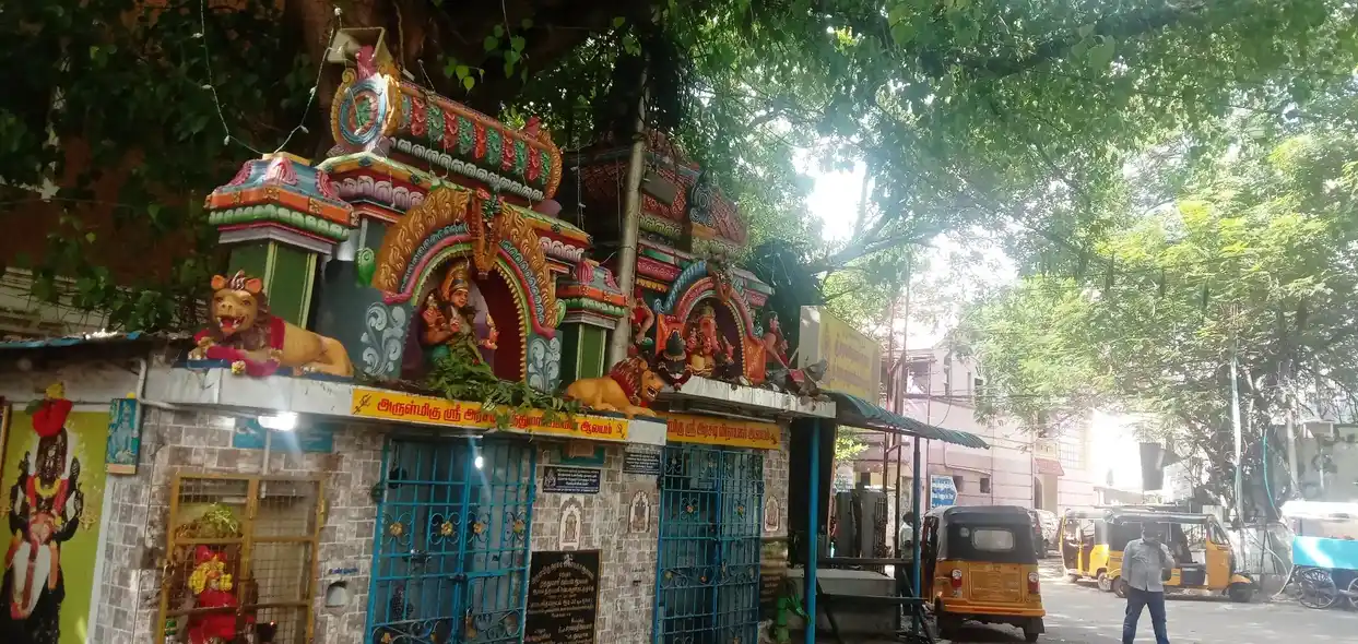 Arulmigu Arasadi Karpaga Vinayagar Temple, Thiruvallikeni, Chennai - 600005 அருள்மிகு அரசடி கற்பக விநாயகர் திருக்கோயில், வீரராக முதலி தெரு, சென்னை - 600005, Chennai - Ancient Temple Architecture and History Image 4