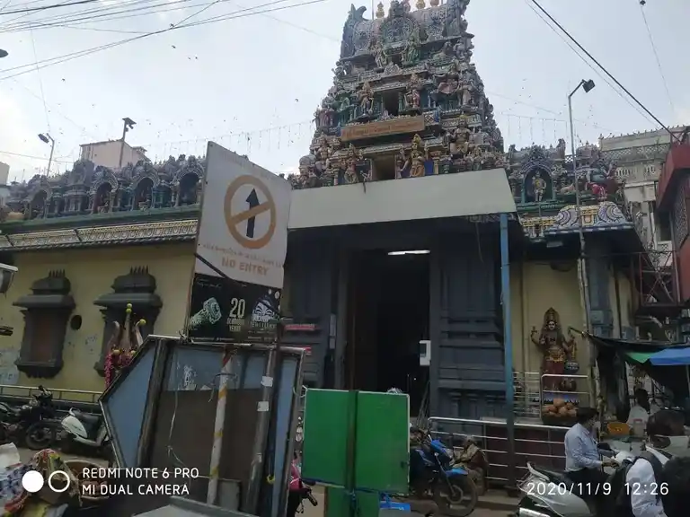 Arulmigu Chinnakadai Yamman Renugaparameshwari Temple, Mint Street, Chennai - 600003