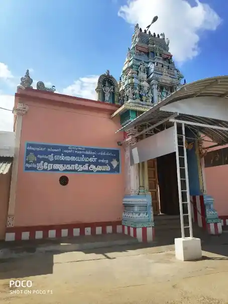 Arulmigu Ellaiamman @ Renugadevi Amman Temple, Vishwanathaperi - 627757 அருள்மிகு எல்லையம்மன் என்ற ரேணுவ தேவியம்மன் திருக்கோயில், Vishwanathaperi - 627757, Tenkasi - Ancient Temple Architecture and History Image 3