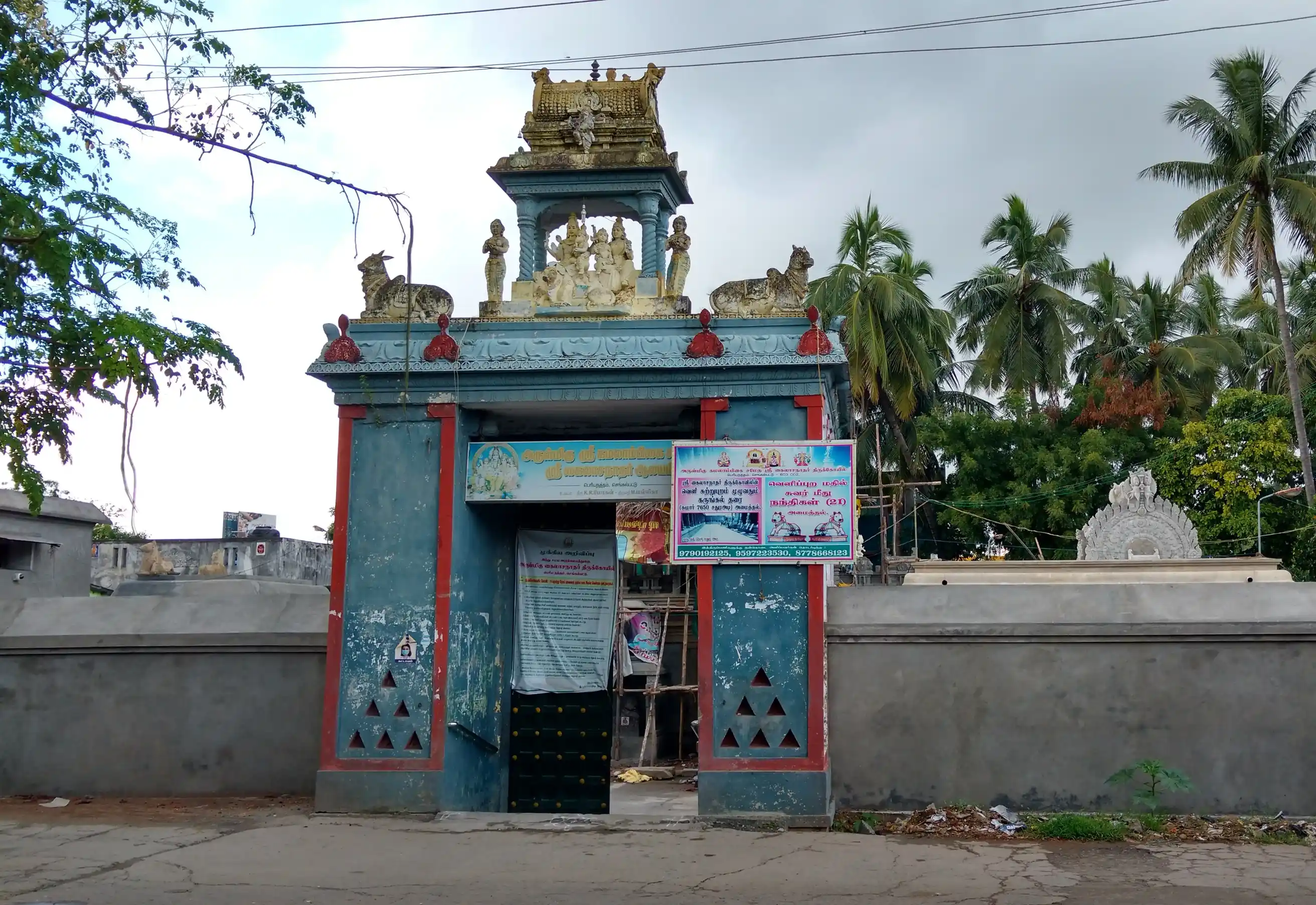 Arulmigu Kailasanathar Temple, Natham - 603002 அருள்மிகு கைலாசநாதர் திருக்கோயில்,, பெரியநத்தம் - 603002, Chengalpattu - Ancient Temple Architecture and History Image 4