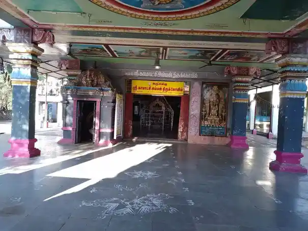 Arulmigu Kamatchi Amman Temple, Karuvazhakarai, Karuvazhakkarai - 609304 அருள்மிகு காமாட்சியம்மன் திருக்கோயில், கருவாழக்கரை, Karuvazhakkarai - 609304, Mayiladuthurai - Ancient Temple Architecture and History Image 2
