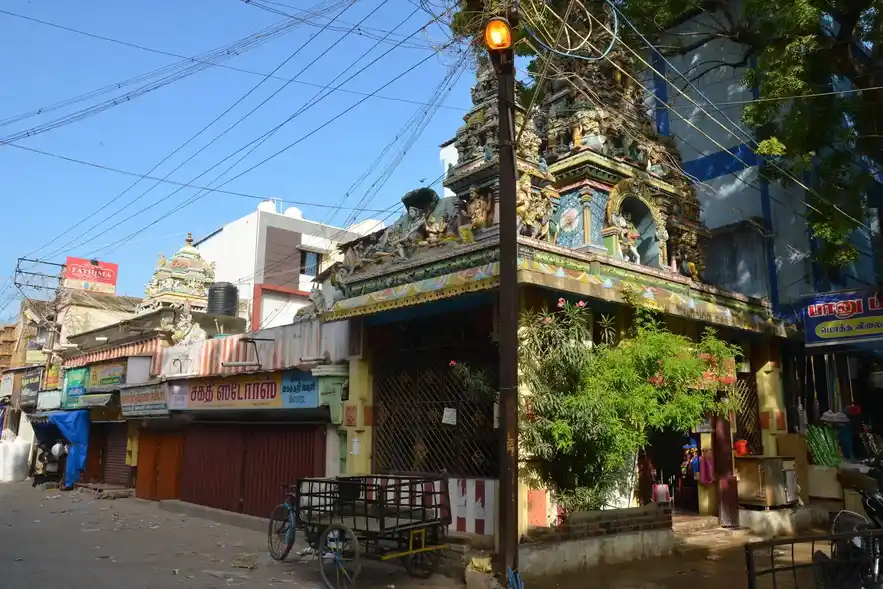 Arulmigu Kanchanamalaiamman Temple, Keela Avani Moola Veethi, Madurai - 625001 அரு்ள்மிகு காஞ்சனமாலையம்மன் திருக்கோயில், கீழ ஆவணி மூல வீதி, மதுரை - 625001, Madurai - Ancient Temple Architecture and History Image 3