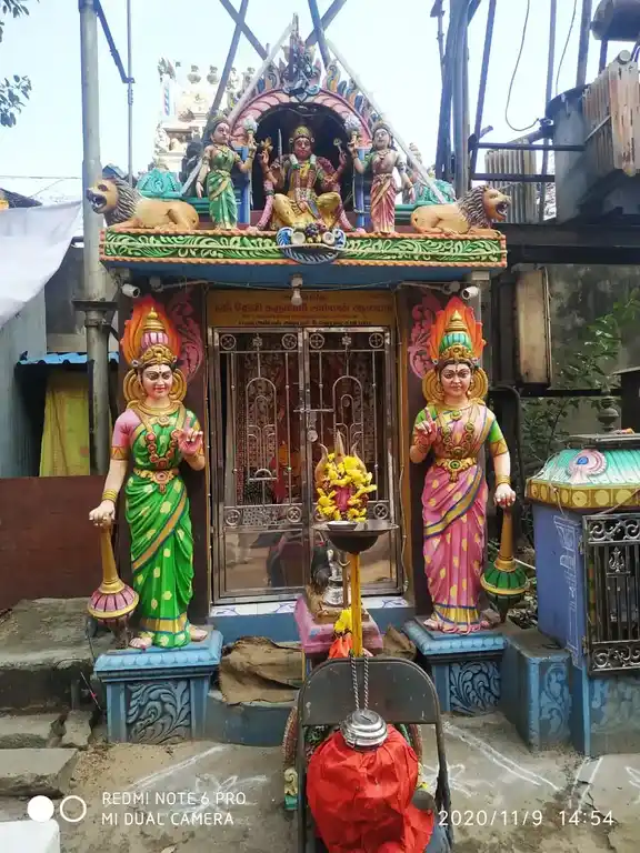 Arulmigu Karumariamman Temple, Parrys, Chennai - 600001 அருள்மிகு கருமாரியம்மன் திருக்கோயில், பாரிமுனை, சென்னை - 600001, Chennai - Ancient Temple Architecture and History Image 2