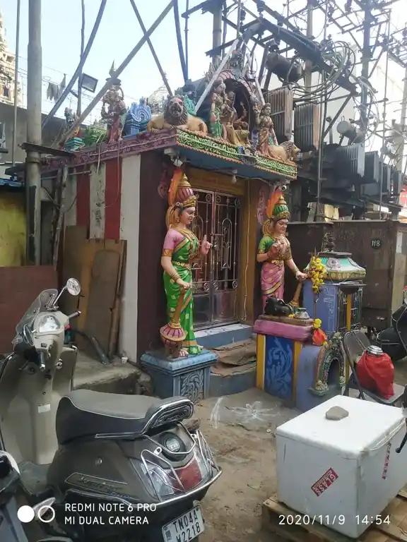 Arulmigu Karumariamman Temple, Parrys, Chennai - 600001 அருள்மிகு கருமாரியம்மன் திருக்கோயில், பாரிமுனை, சென்னை - 600001, Chennai - Ancient Temple Architecture and History Image 3