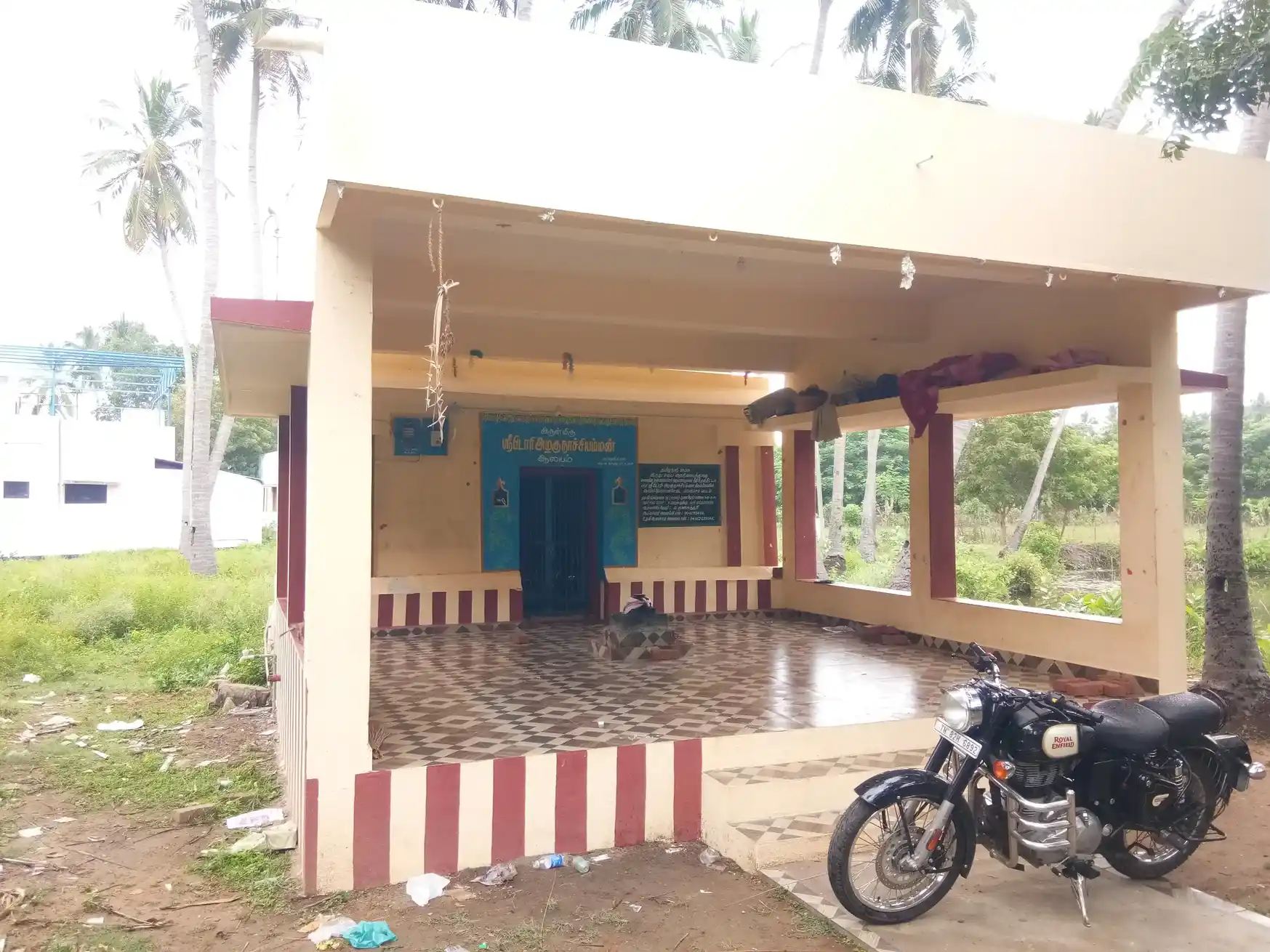 Arulmigu Karuppannaswamy And Alagunatchiyamman Temple, Kovil Devarayan Pettai - 614204 அருள்மிகு கருப்பண்ண சுவாமி, பிடாரி அழகுநாச்சியம்மன் திருக்கோயில், Kovil Devarayan Pettai - 614204, Thanjavur - Ancient Temple Architecture and History Image 4