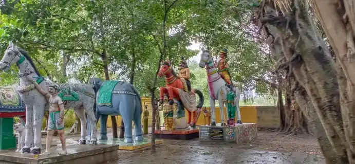 Arulmigu Karuppayasami & Ayyanar& Nachiyar &Mariamman Temple, Kulumur - 621714 Temple