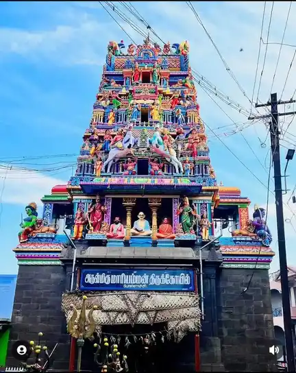 Arulmigu Mariamman Angalamman Temple, Pollachi - 642001 அருள்மிகு மாரியம்மன், அங்காளம்மன் திருக்கோயில், பொள்ளாச்சி - 642001, Coimbatore - Ancient Temple Architecture and History Image 2