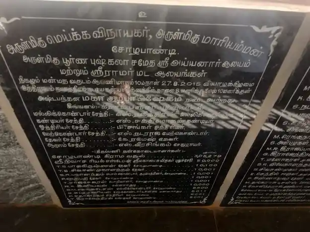 Arulmigu Meika Vinayagar And Mariyamman Temple, Solapandi - 614016