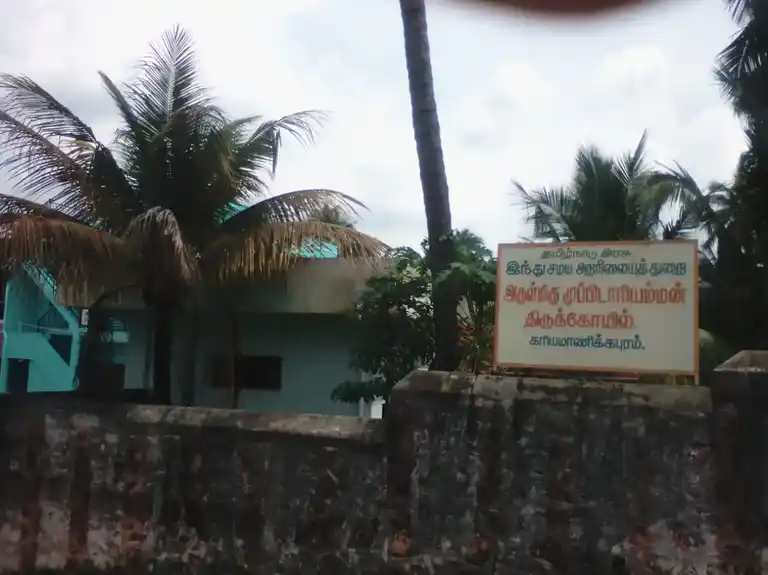 Arulmigu Muppidariamman Temple, Kariyamanikka Puram - 627002 அருள்மிகு முப்பிடாதி அம்மன் திருக்கோயில், Kariyamanikka Puram - 627002, Kanyakumari - Ancient Temple Architecture and History Image 4