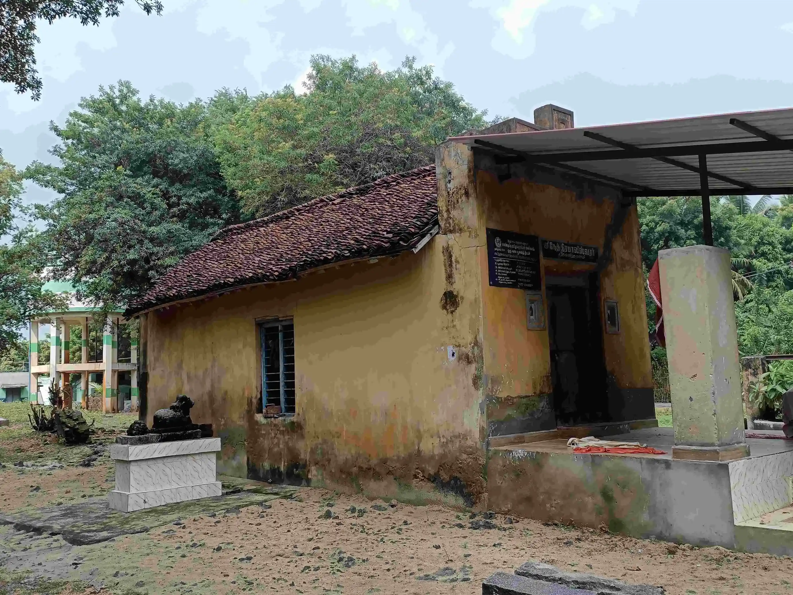 Arulmigu Nethrabaleswarar Temple, Kannukiniyarkoil, Pachai Perumanallur - 609110 அருள்மிகு நேத்ரபாலேஸ்வரர் திருக்கோயில், Kannukiniyarkoil - 609110, Mayiladuthurai - Ancient Temple Architecture and History Image 4