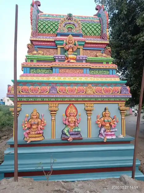 Arulmigu Pidari Pooniyamman Temple, Parivakkam - 600056 அருள்மிகு பிடாரி பொன்னியம்மன் திருக்கோயில், Parivakkam - 600056, Tiruvallur - Ancient Temple Architecture and History Image 4