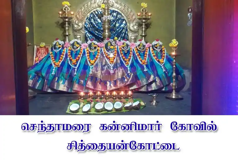 Arulmigu Senthamarai Kannimaar Temple, Sithaiyankotai - 624708 Arulmigu Senthamarai Kannimaar Temple, Sithaiyankotai - 624708, Dindigul - Ancient Temple Architecture and History Image 3