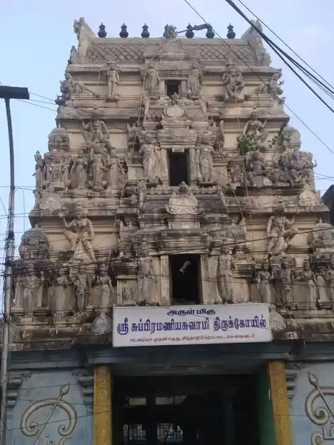 Arulmigu Subramania Swamy Temple, Chindadiripet, Chennai - 600002 அருள்மிகு சுப்பிரமணிய சுவாமி திருக்கோயில், சித்தாதிரிப்பேட்டை, சென்னை - 600002, Chennai - Ancient Temple Architecture and History Image 2