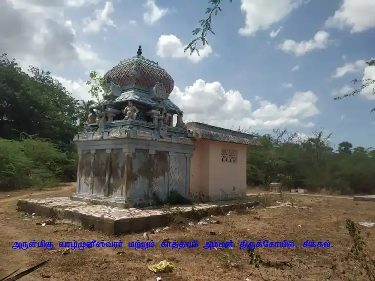 Arulmigu Vazhmuneeshwarar Temple, Sikkal - 611108 அருள்மிகுவாழ்முனீஸ்வரர் மற்றும் காத்தாயி அம்மன் திருக்கோயில், Sikkal - 611108, Nagapattinam - Ancient Temple Architecture and History Image 4