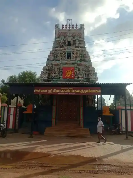 Arulmigu Veeramakaliamman Temple, Sivagangai - 630560 அருள்மிகு வீரமாகாளியம்மன் திருக்கோயில், Sivagangai - 630560, Sivagangai - Ancient Temple Architecture and History Image 4