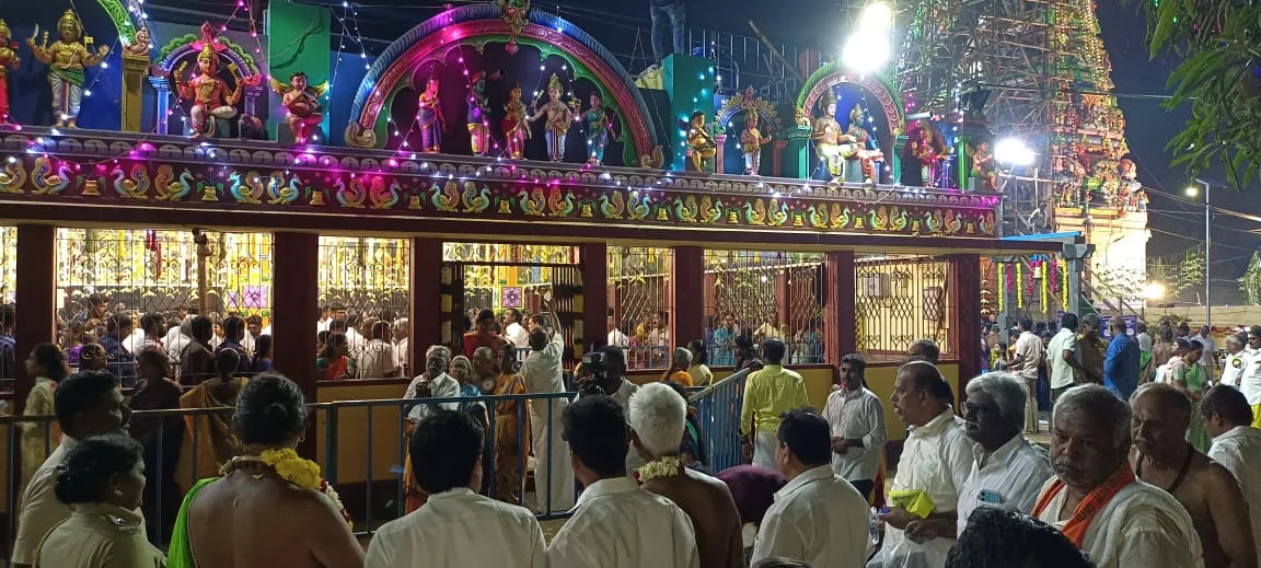 அருள்மிகு விஸ்வேஸ்வரசுவாமி,விசாலாட்சியம்மன் மற்றும் சுப்பிரமணியசுவாமி திருக்கோயில், Nallur - 641606 - Main View